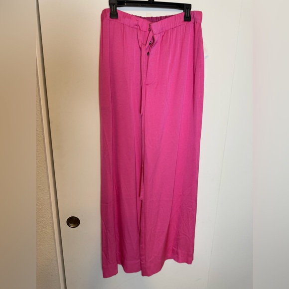$395 A.L.C. Barbie pink drawstring Allie Pant, Pink size 10 NWOT - Picture 3 of 8